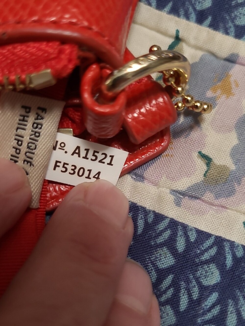 Coach Red Leather Wristlet Shoulder Bag - Picture 5 of 6